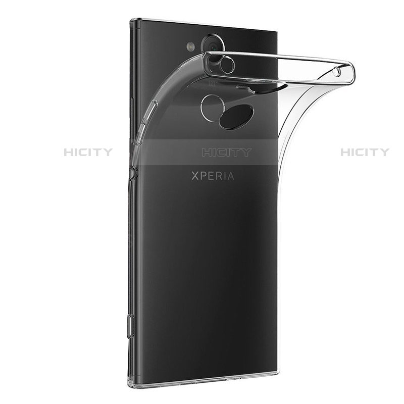 Silikon Schutzhülle Ultra Dünn Tasche Durchsichtig Transparent T02 für Sony Xperia XA2 Ultra Klar Plus