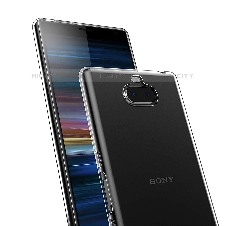 Silikon Schutzhülle Ultra Dünn Tasche Durchsichtig Transparent T02 für Sony Xperia XA3 Ultra Klar Plus