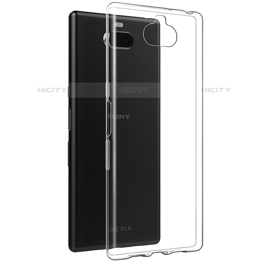 Silikon Schutzhülle Ultra Dünn Tasche Durchsichtig Transparent T02 für Sony Xperia XA3 Ultra Klar groß