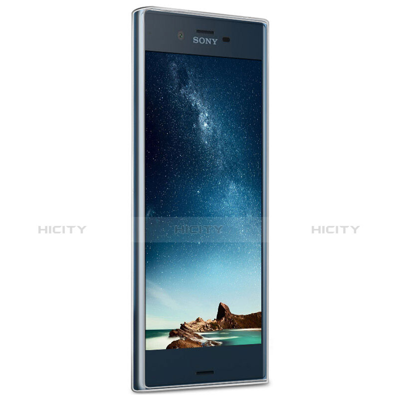Silikon Schutzhülle Ultra Dünn Tasche Durchsichtig Transparent T02 für Sony Xperia XZs Klar