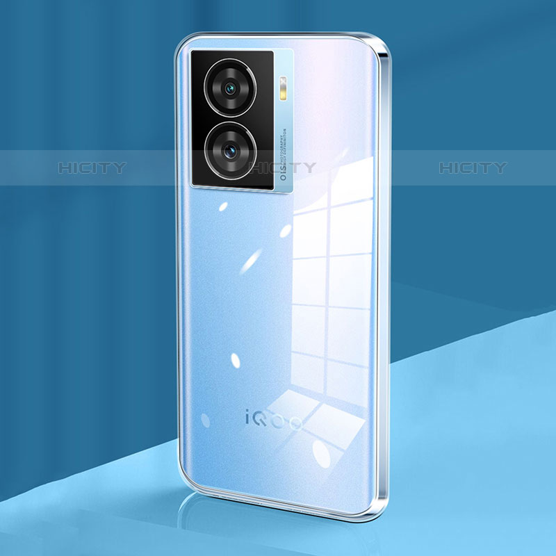 Silikon Schutzhülle Ultra Dünn Tasche Durchsichtig Transparent T02 für Vivo iQOO Z7x 5G Klar