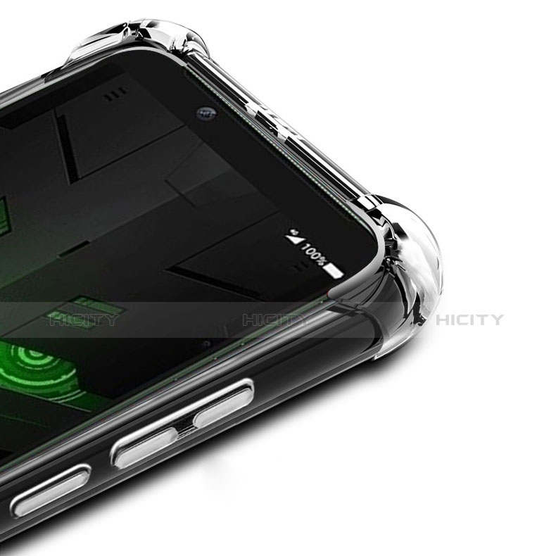 Silikon Schutzhülle Ultra Dünn Tasche Durchsichtig Transparent T02 für Xiaomi Black Shark Helo Klar groß