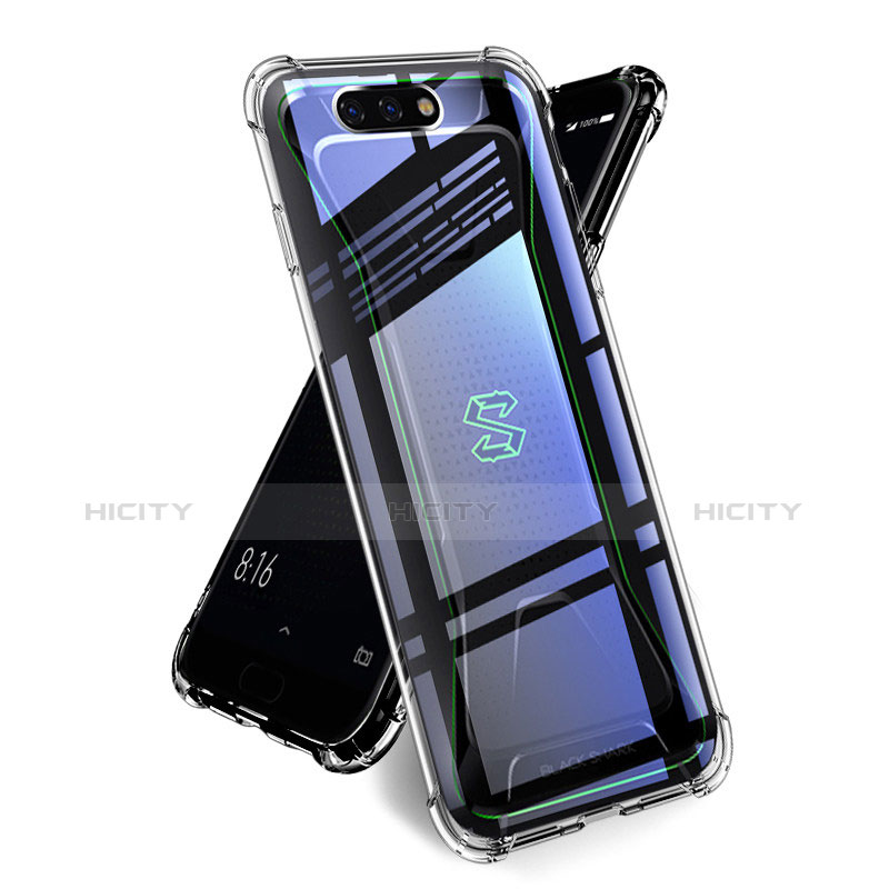 Silikon Schutzhülle Ultra Dünn Tasche Durchsichtig Transparent T02 für Xiaomi Black Shark Klar