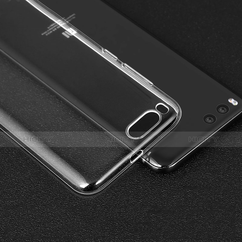 Silikon Schutzhülle Ultra Dünn Tasche Durchsichtig Transparent T02 für Xiaomi Mi 6 Klar groß