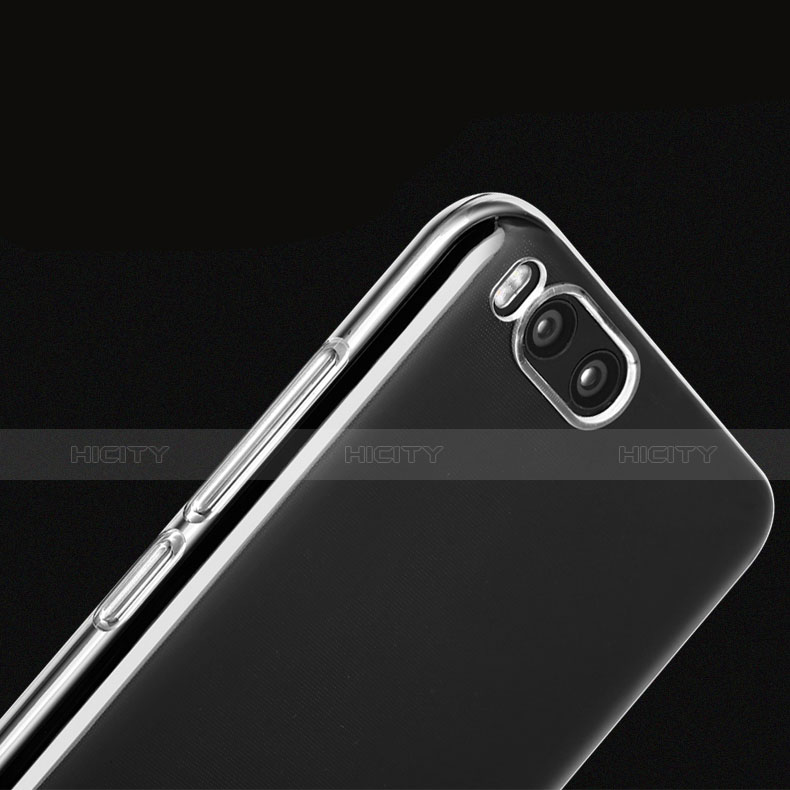 Silikon Schutzhülle Ultra Dünn Tasche Durchsichtig Transparent T02 für Xiaomi Mi 6 Klar groß