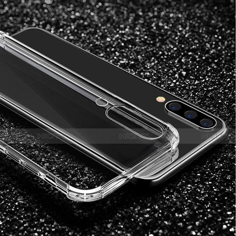 Silikon Schutzhülle Ultra Dünn Tasche Durchsichtig Transparent T02 für Xiaomi Mi A3 Lite Klar groß