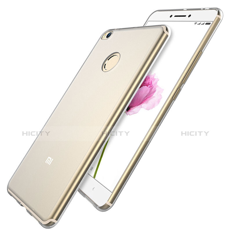 Silikon Schutzhülle Ultra Dünn Tasche Durchsichtig Transparent T02 für Xiaomi Mi Max 2 Klar
