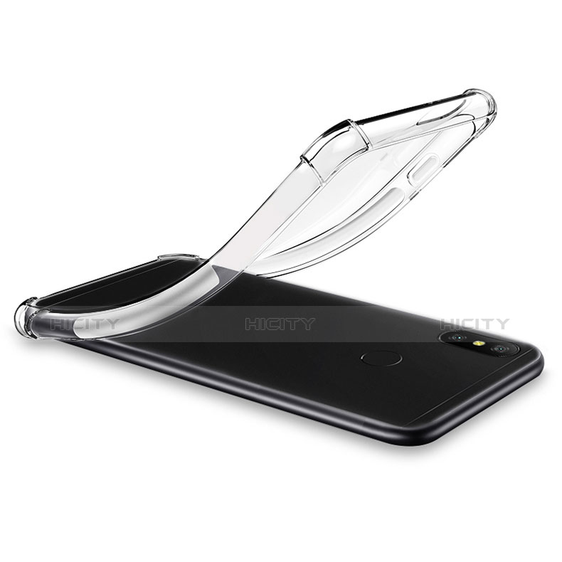 Silikon Schutzhülle Ultra Dünn Tasche Durchsichtig Transparent T02 für Xiaomi Redmi 6 Pro Klar groß