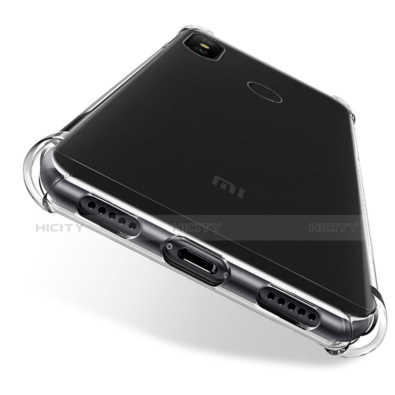 Silikon Schutzhülle Ultra Dünn Tasche Durchsichtig Transparent T02 für Xiaomi Redmi 6 Pro Klar groß