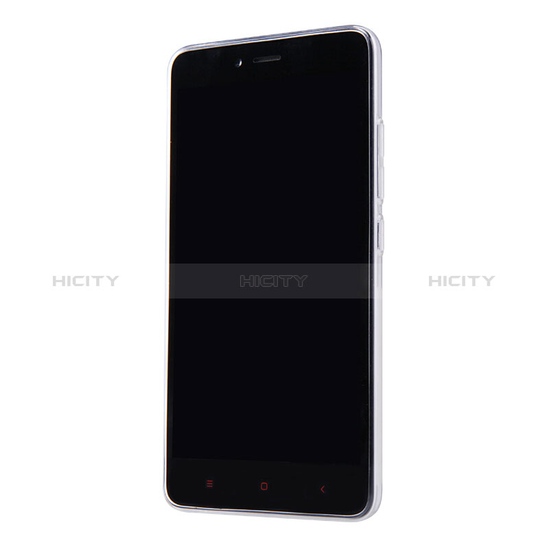 Silikon Schutzhülle Ultra Dünn Tasche Durchsichtig Transparent T02 für Xiaomi Redmi Note 2 Klar groß