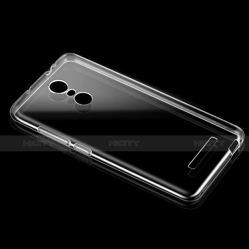 Silikon Schutzhülle Ultra Dünn Tasche Durchsichtig Transparent T02 für Xiaomi Redmi Note 3 Klar