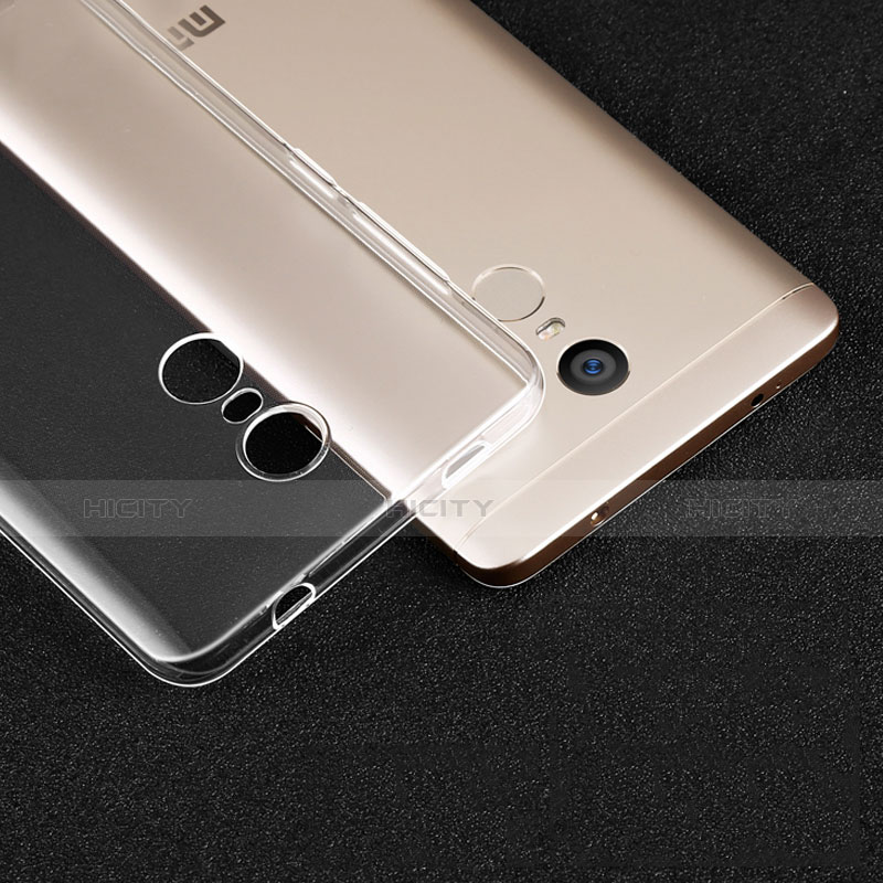 Silikon Schutzhülle Ultra Dünn Tasche Durchsichtig Transparent T02 für Xiaomi Redmi Note 4 Klar Plus