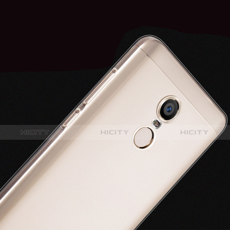 Silikon Schutzhülle Ultra Dünn Tasche Durchsichtig Transparent T02 für Xiaomi Redmi Note 4 Klar