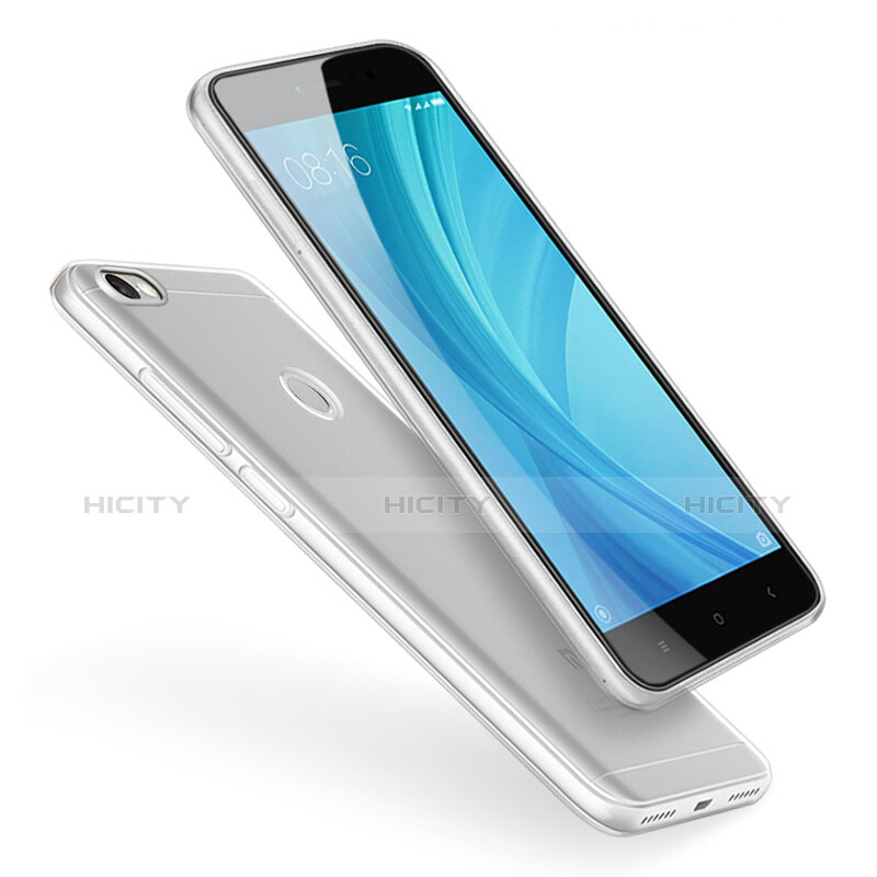 Silikon Schutzhülle Ultra Dünn Tasche Durchsichtig Transparent T02 für Xiaomi Redmi Note 5A Pro Klar Plus