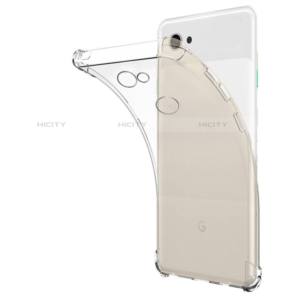 Silikon Schutzhülle Ultra Dünn Tasche Durchsichtig Transparent T03 für Google Pixel 3a XL Klar groß