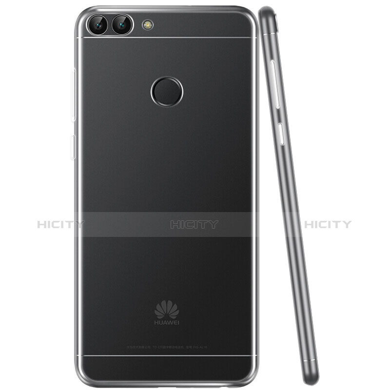 Silikon Schutzhülle Ultra Dünn Tasche Durchsichtig Transparent T03 für Huawei Enjoy 7S Klar groß