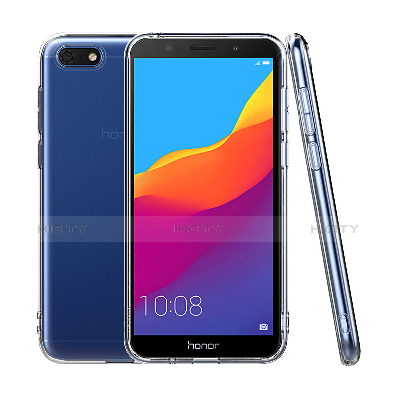 Silikon Schutzhülle Ultra Dünn Tasche Durchsichtig Transparent T03 für Huawei Enjoy 8e Lite Klar groß