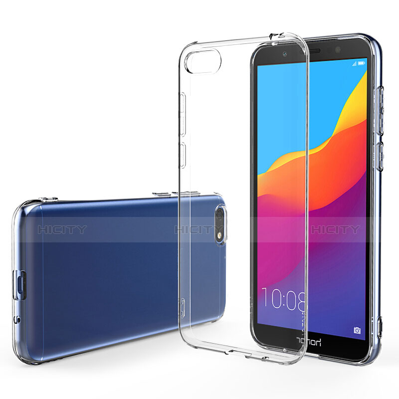 Silikon Schutzhülle Ultra Dünn Tasche Durchsichtig Transparent T03 für Huawei Enjoy 8e Lite Klar groß