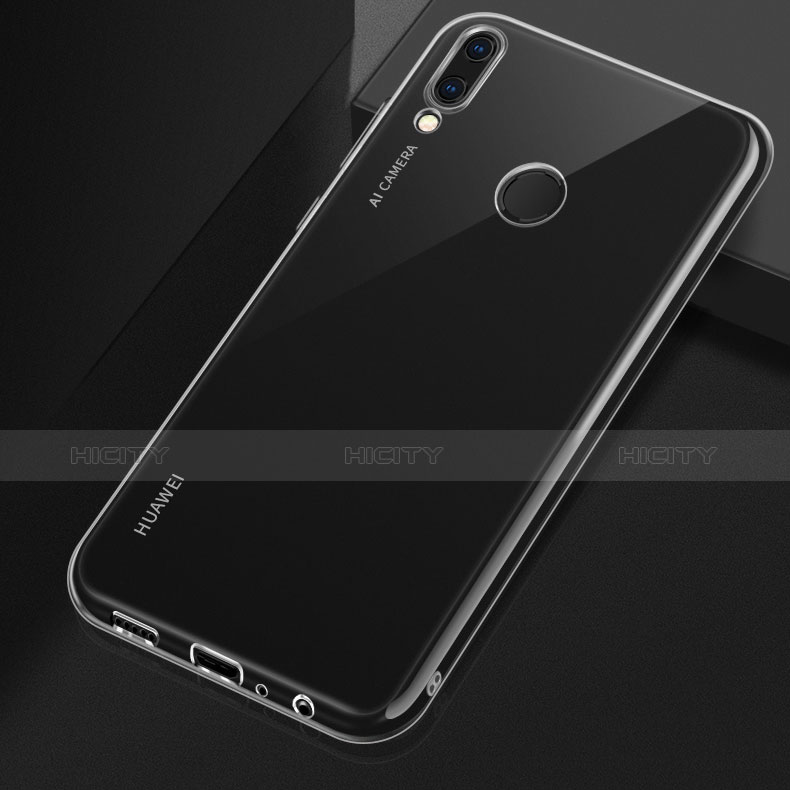 Silikon Schutzhülle Ultra Dünn Tasche Durchsichtig Transparent T03 für Huawei Enjoy 9 Plus Klar groß