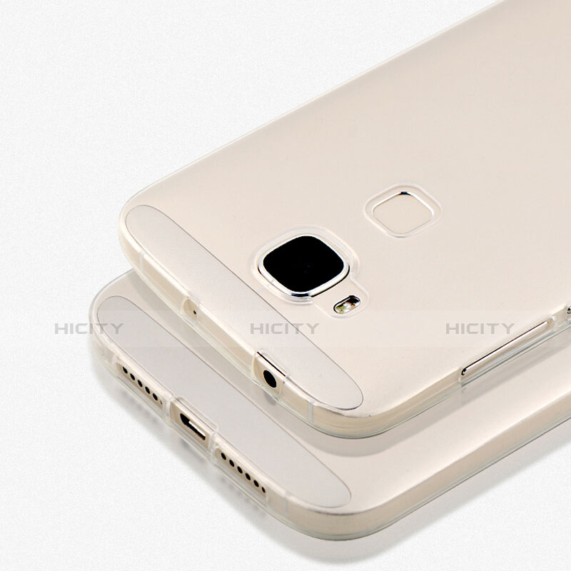 Silikon Schutzhülle Ultra Dünn Tasche Durchsichtig Transparent T03 für Huawei G8 Klar groß
