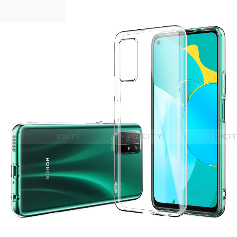 Silikon Schutzhülle Ultra Dünn Tasche Durchsichtig Transparent T03 für Huawei Honor 30S Klar Plus