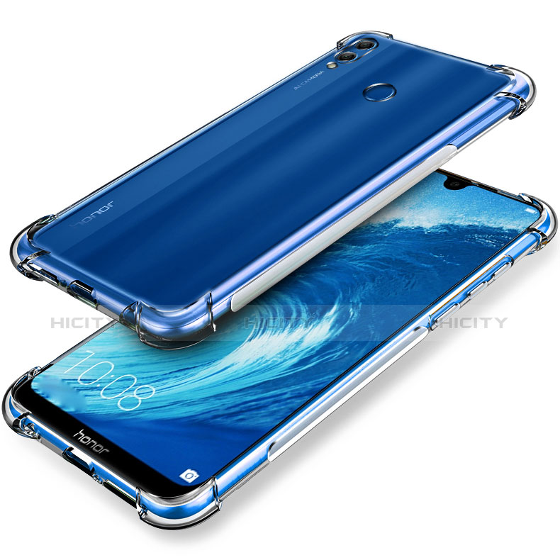 Silikon Schutzhülle Ultra Dünn Tasche Durchsichtig Transparent T03 für Huawei Honor 8X Max Klar Plus