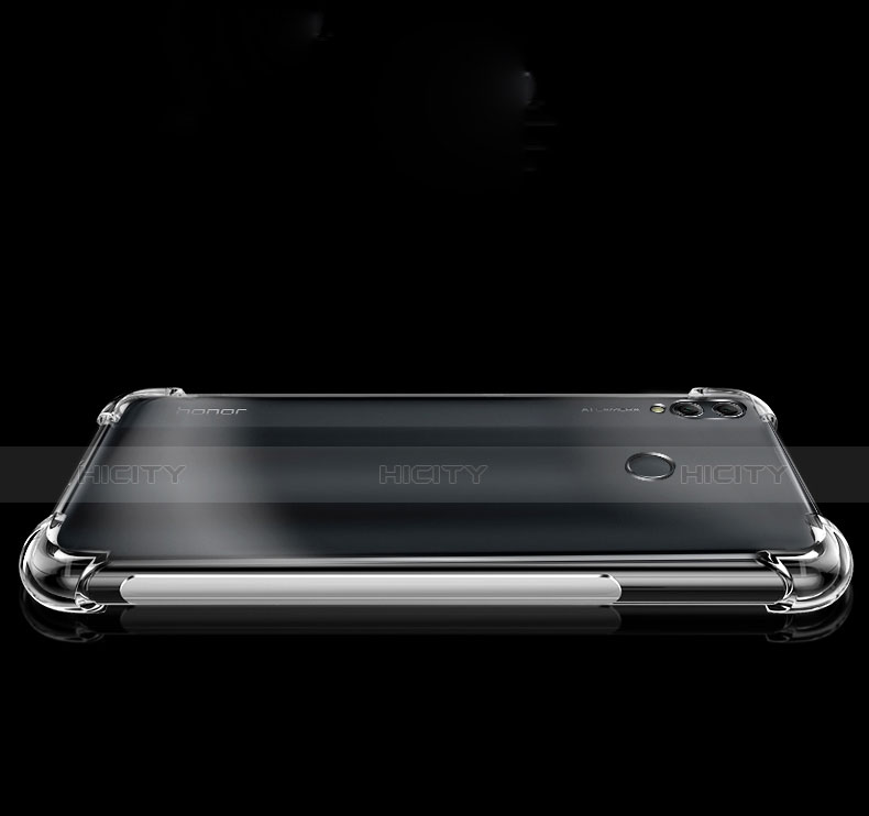 Silikon Schutzhülle Ultra Dünn Tasche Durchsichtig Transparent T03 für Huawei Honor 8X Max Klar groß