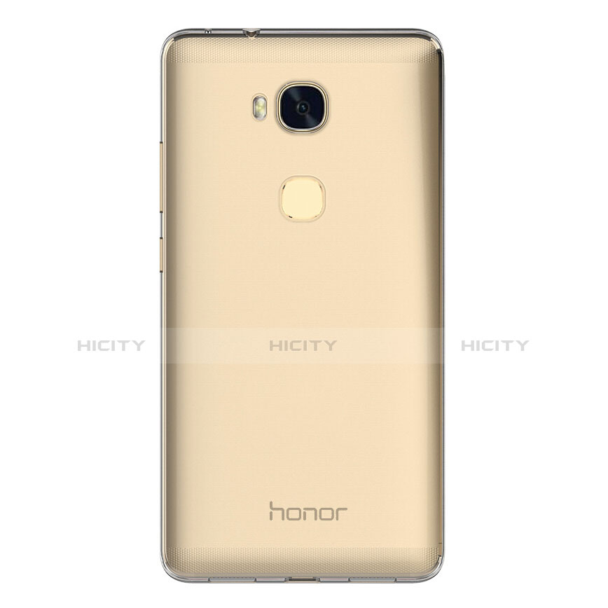 Silikon Schutzhülle Ultra Dünn Tasche Durchsichtig Transparent T03 für Huawei Honor Play 5X Klar groß