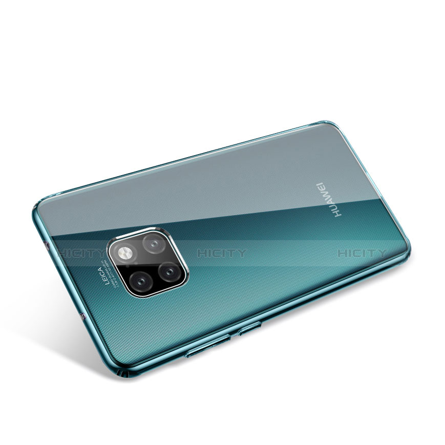 Silikon Schutzhülle Ultra Dünn Tasche Durchsichtig Transparent T03 für Huawei Mate 20 Pro Klar groß