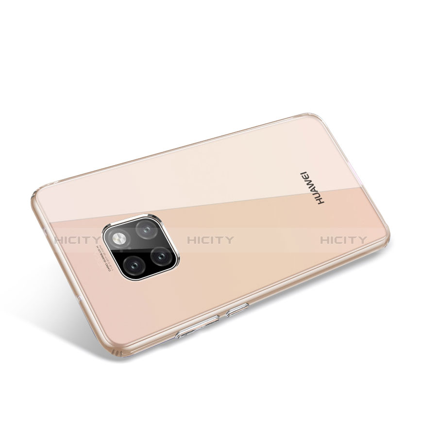 Silikon Schutzhülle Ultra Dünn Tasche Durchsichtig Transparent T03 für Huawei Mate 20 Pro Klar groß