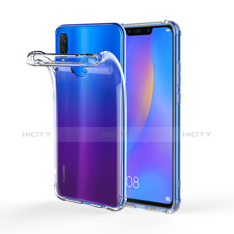 Silikon Schutzhülle Ultra Dünn Tasche Durchsichtig Transparent T03 für Huawei Nova 3i Klar