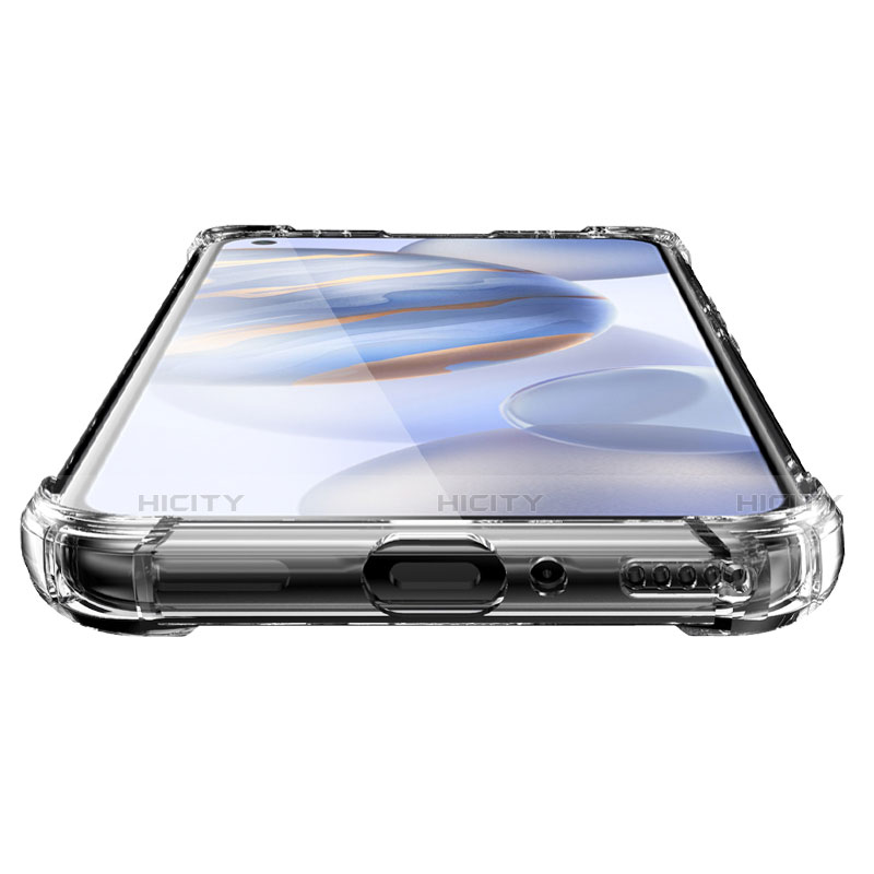 Silikon Schutzhülle Ultra Dünn Tasche Durchsichtig Transparent T03 für Huawei Nova 7 SE 5G Klar groß