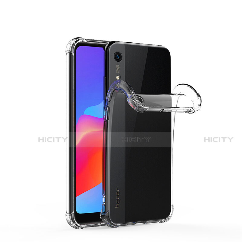 Silikon Schutzhülle Ultra Dünn Tasche Durchsichtig Transparent T03 für Huawei Y6 Prime (2019) Klar groß