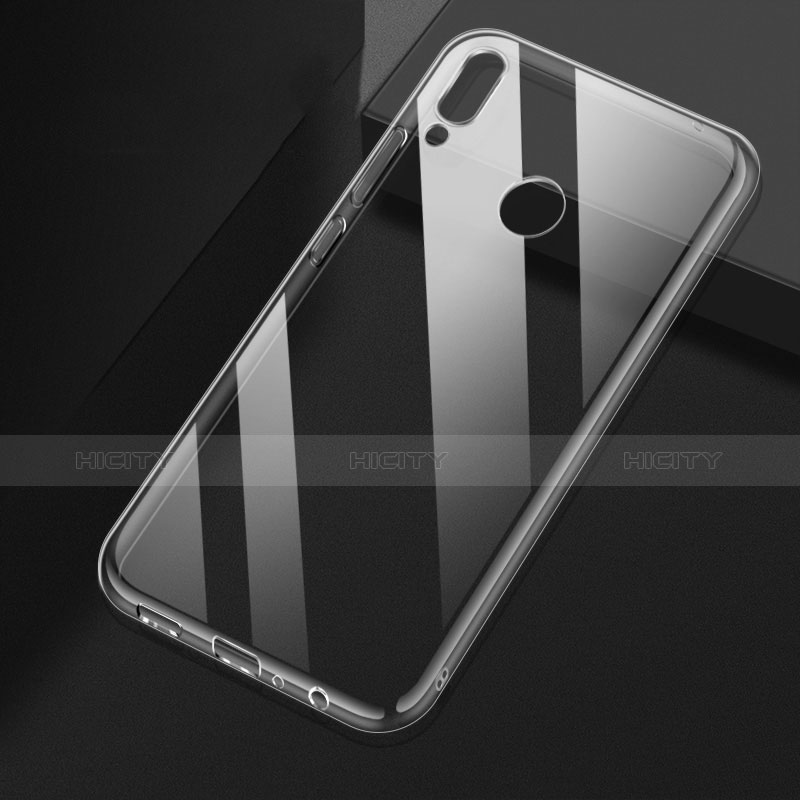 Silikon Schutzhülle Ultra Dünn Tasche Durchsichtig Transparent T03 für Huawei Y9 (2019) Klar groß