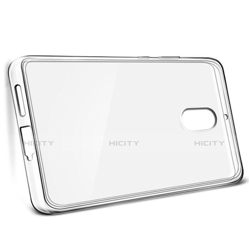 Silikon Schutzhülle Ultra Dünn Tasche Durchsichtig Transparent T03 für Nokia 6 Klar groß