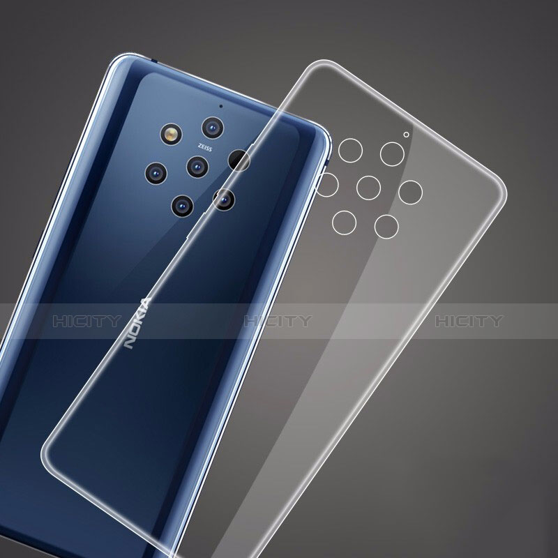 Silikon Schutzhülle Ultra Dünn Tasche Durchsichtig Transparent T03 für Nokia 9 PureView Klar