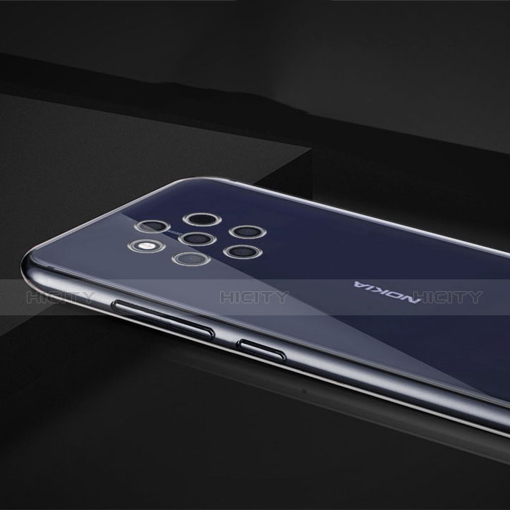 Silikon Schutzhülle Ultra Dünn Tasche Durchsichtig Transparent T03 für Nokia 9 PureView Klar