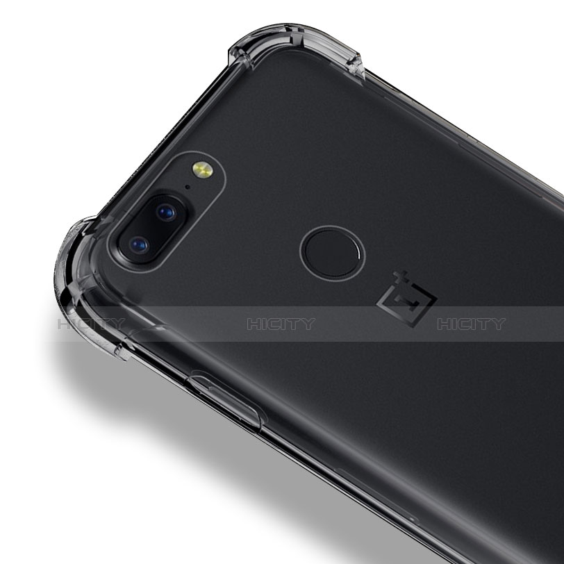 Silikon Schutzhülle Ultra Dünn Tasche Durchsichtig Transparent T03 für OnePlus 5T A5010 Klar groß