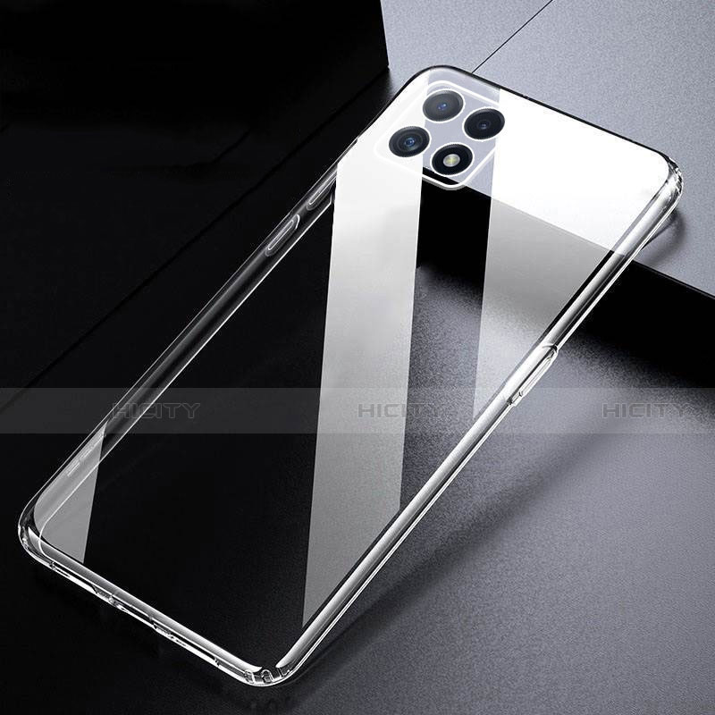 Silikon Schutzhülle Ultra Dünn Tasche Durchsichtig Transparent T03 für Oppo A73 5G Klar