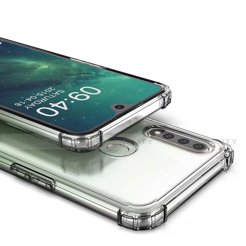 Silikon Schutzhülle Ultra Dünn Tasche Durchsichtig Transparent T03 für Oppo A8 Klar groß