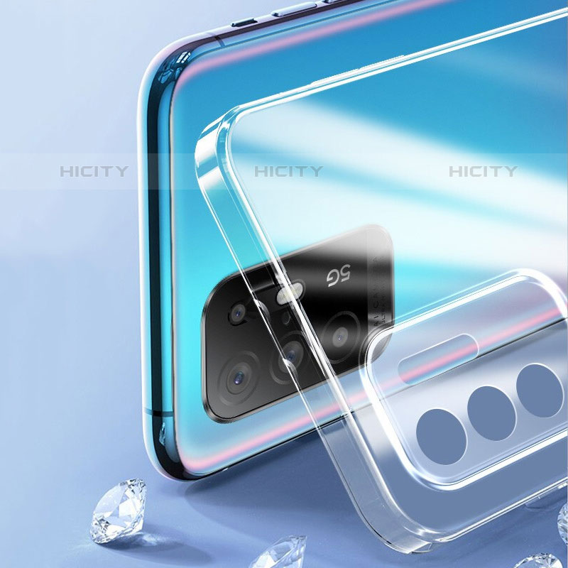 Silikon Schutzhülle Ultra Dünn Tasche Durchsichtig Transparent T03 für Oppo A95 5G Klar