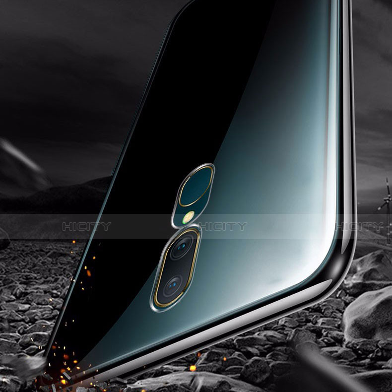 Silikon Schutzhülle Ultra Dünn Tasche Durchsichtig Transparent T03 für Oppo A9X Klar groß