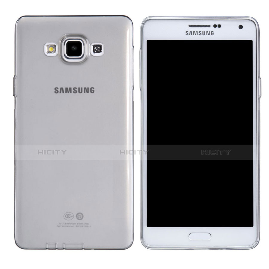 Silikon Schutzhülle Ultra Dünn Tasche Durchsichtig Transparent T03 für Samsung Galaxy A7 SM-A700 Klar Plus
