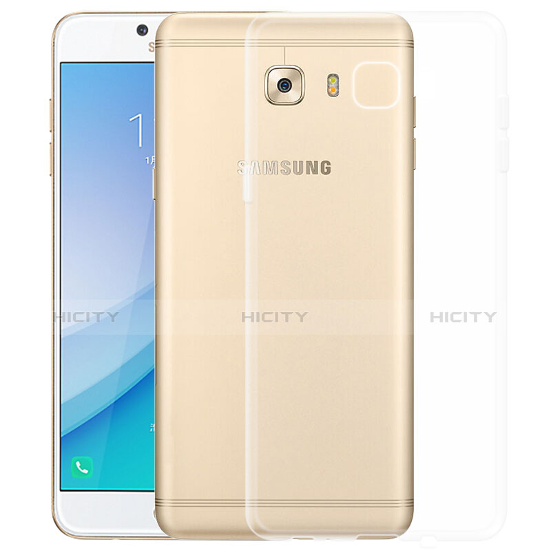 Silikon Schutzhülle Ultra Dünn Tasche Durchsichtig Transparent T03 für Samsung Galaxy C5 Pro C5010 Klar Plus