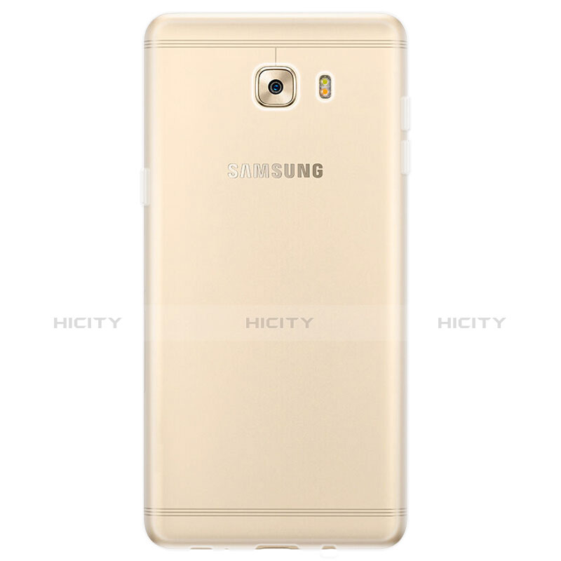 Silikon Schutzhülle Ultra Dünn Tasche Durchsichtig Transparent T03 für Samsung Galaxy C5 Pro C5010 Klar groß