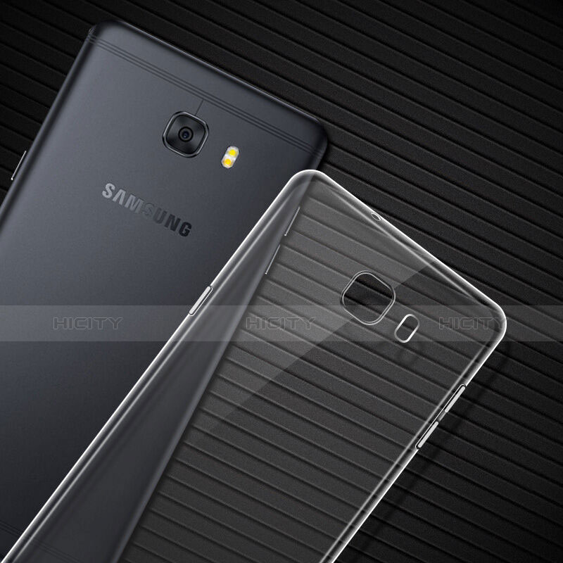 Silikon Schutzhülle Ultra Dünn Tasche Durchsichtig Transparent T03 für Samsung Galaxy C9 Pro C9000 Klar