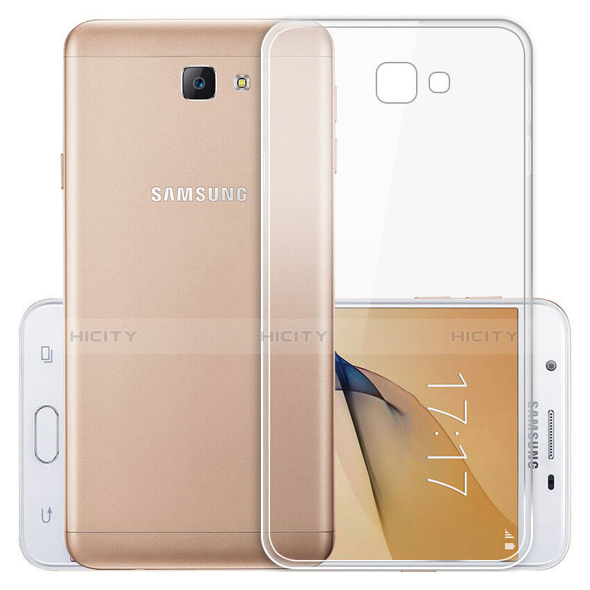 Silikon Schutzhülle Ultra Dünn Tasche Durchsichtig Transparent T03 für Samsung Galaxy J5 Prime G570F Klar Plus