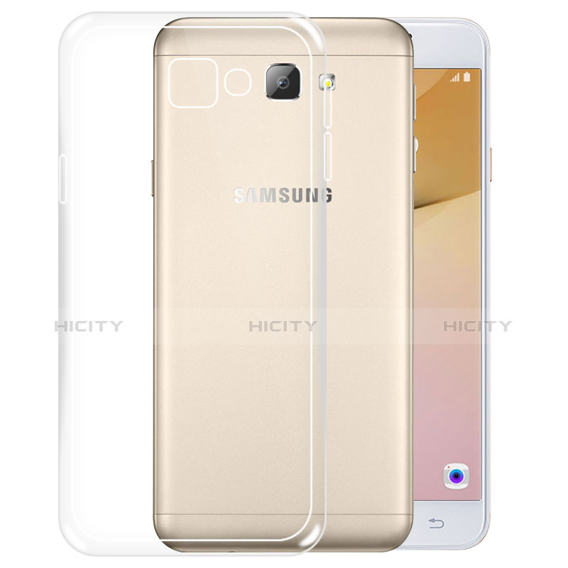 Silikon Schutzhülle Ultra Dünn Tasche Durchsichtig Transparent T03 für Samsung Galaxy J5 Prime G570F Klar groß