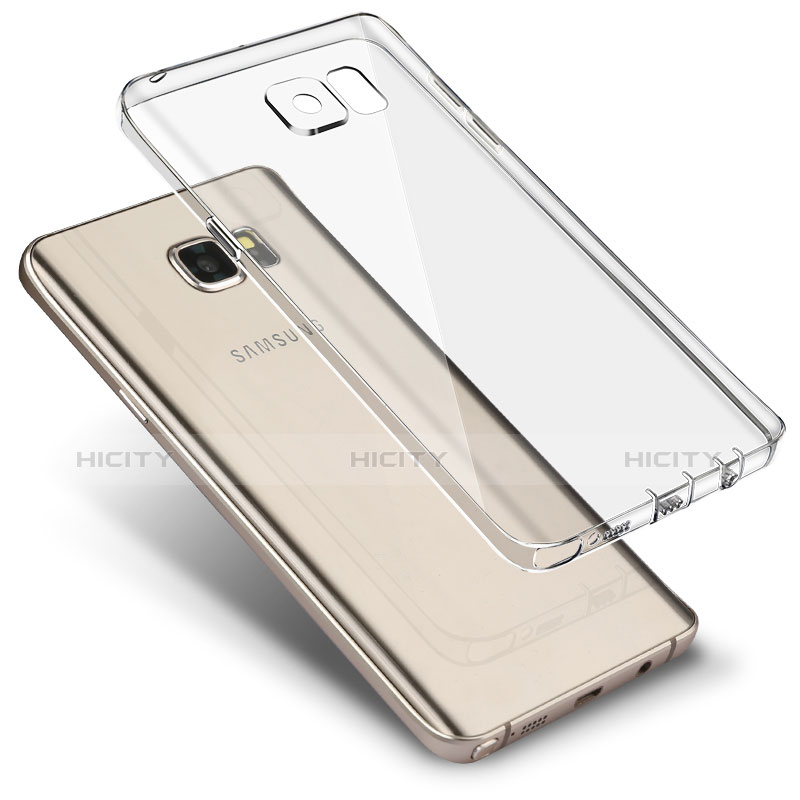 Silikon Schutzhülle Ultra Dünn Tasche Durchsichtig Transparent T03 für Samsung Galaxy Note 5 N9200 N920 N920F Klar