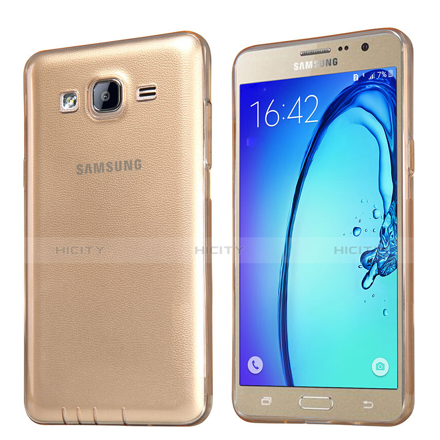 Silikon Schutzhülle Ultra Dünn Tasche Durchsichtig Transparent T03 für Samsung Galaxy On5 Pro Gold Plus